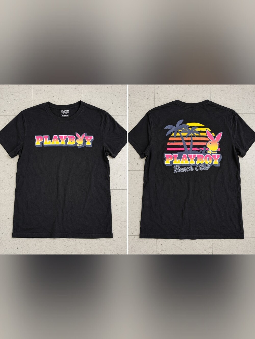 Men’s Playboy Beach Club Graphic T-Shirt – Size L